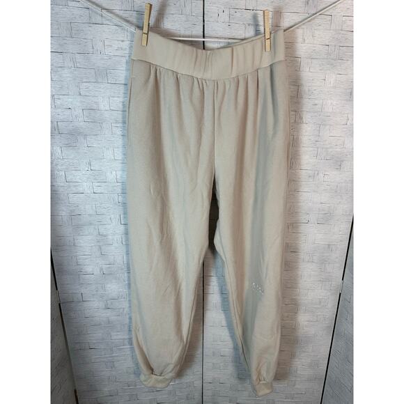 Adidas women’s joggers Terrycloth cozycore cream comfy casual atheisure - Picture 1 of 12